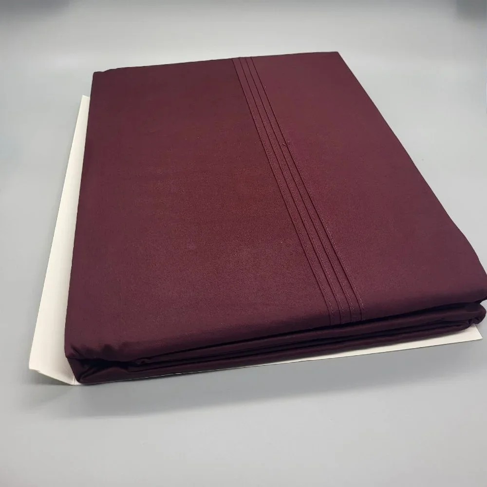 Lauren Ralph Lauren Addison Twin Flat Sheet in Cabernet